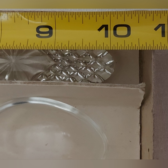 Crystal Salad Servers Spoon & Fork, Salad Spoon & Fork, Salad Servers, Bohemian - Picture 5 of 5